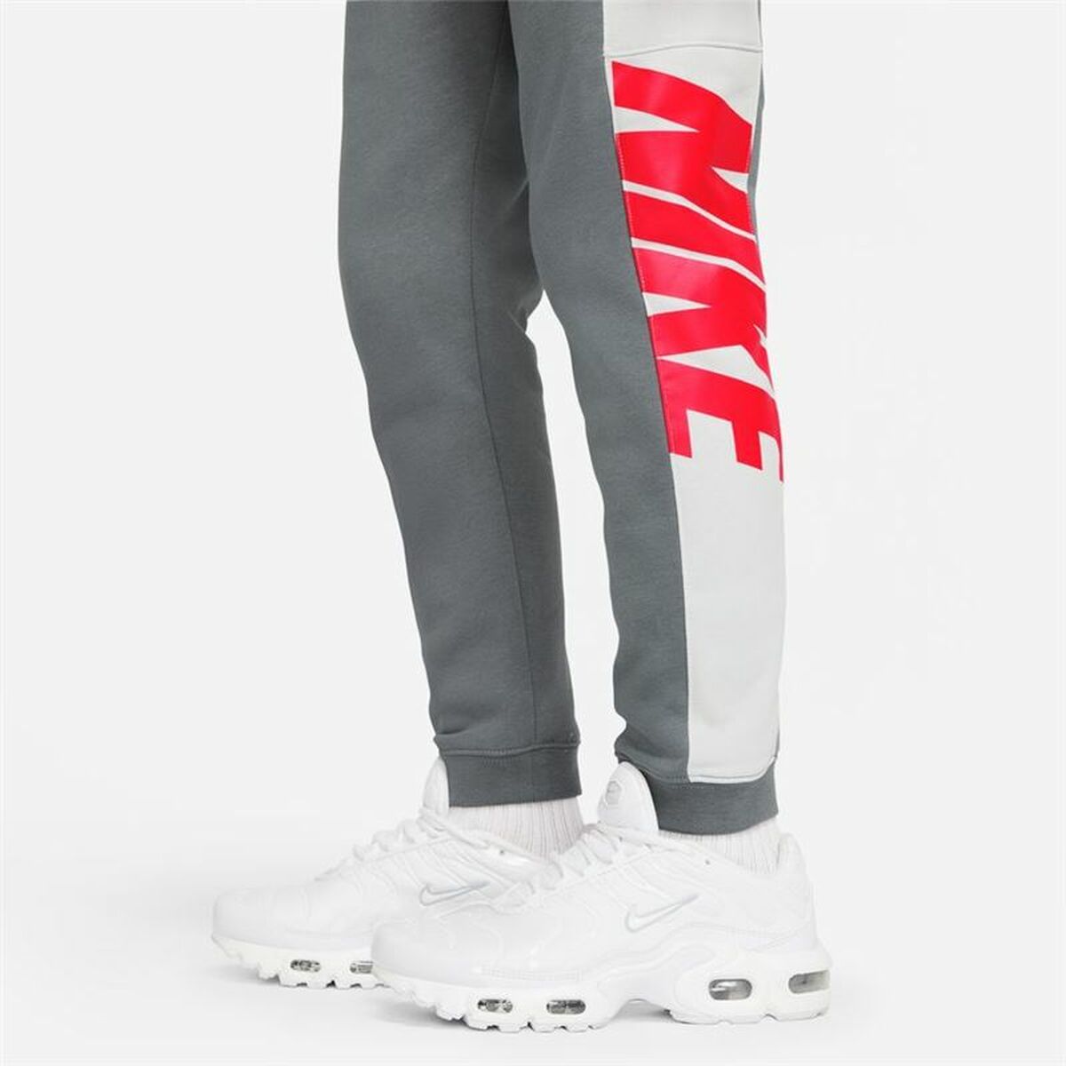 Nike Sportswear Kids Sweatpants White Dark Gray-4