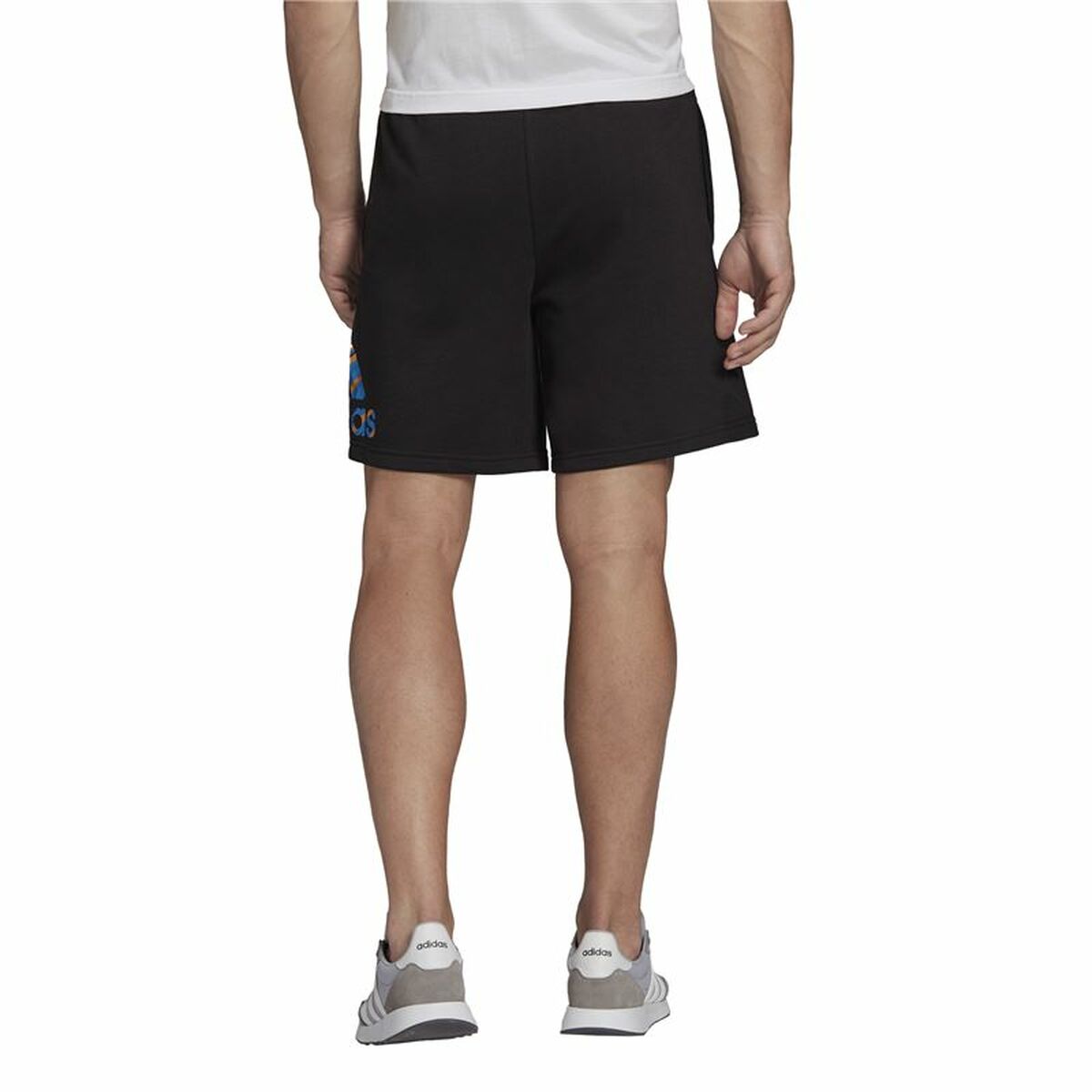 Adidas Camo Sports Men's Shorts Black-3