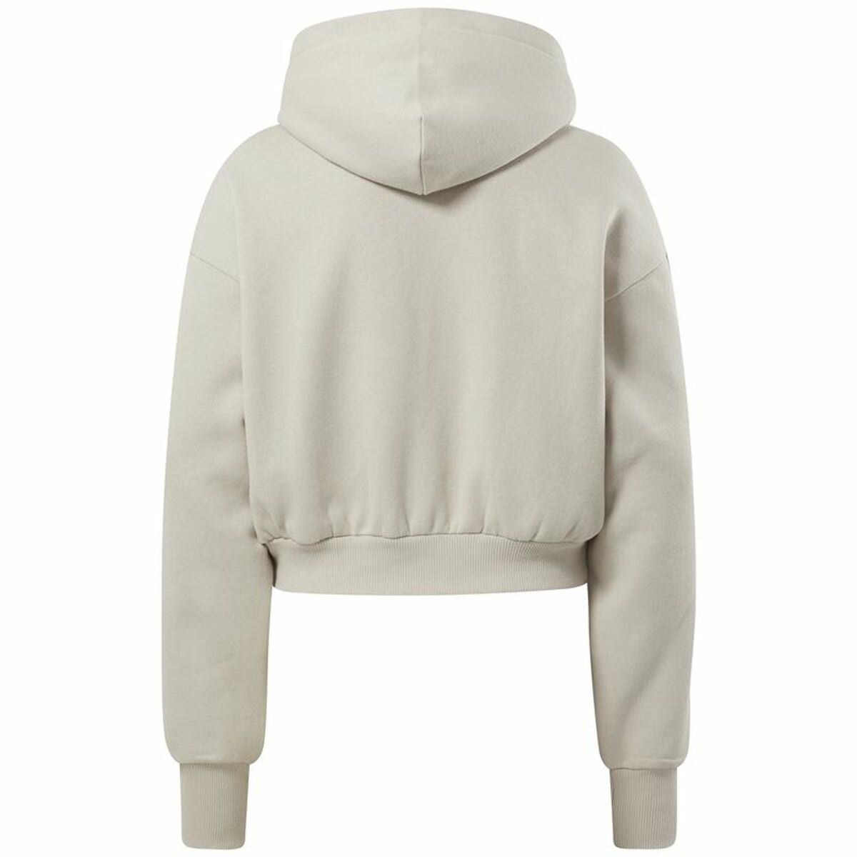 Women's Hoodie Reebok Tape Pack W Moonstone Beige Yellow-2