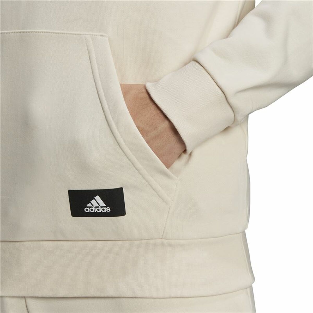 Adidas Future Icons Men's Hoodie Beige-3