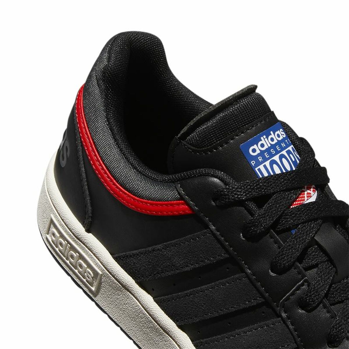Баскетбольные кроссовки для взрослых Adidas Hoops 3.0 Low Classic Vintage Чёрный-3