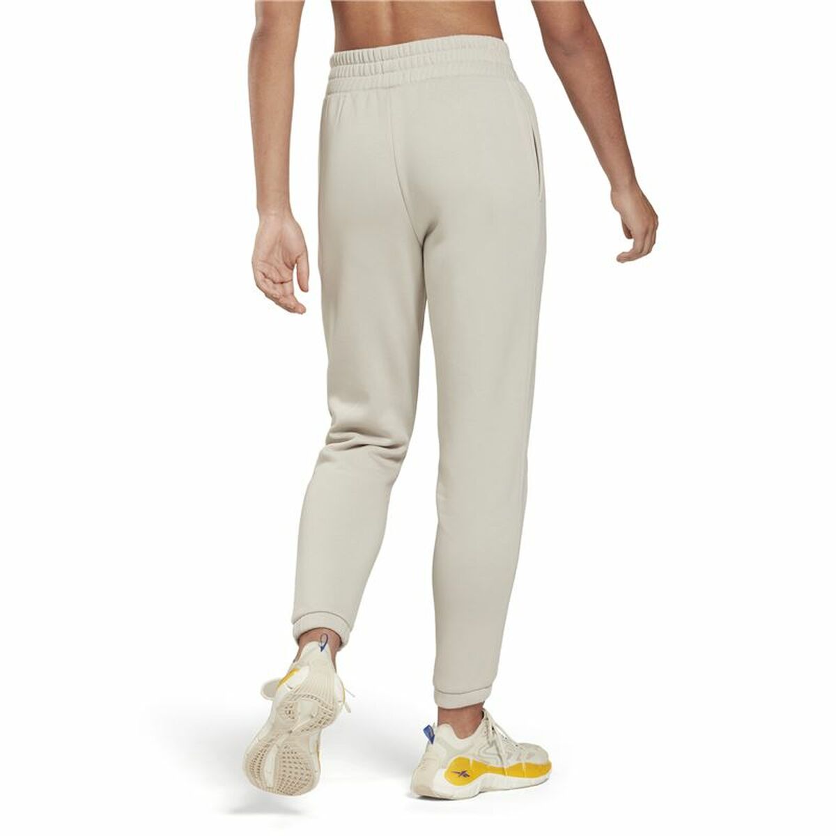Reebok Tape Pack Adult Sweatpants White Woman-3