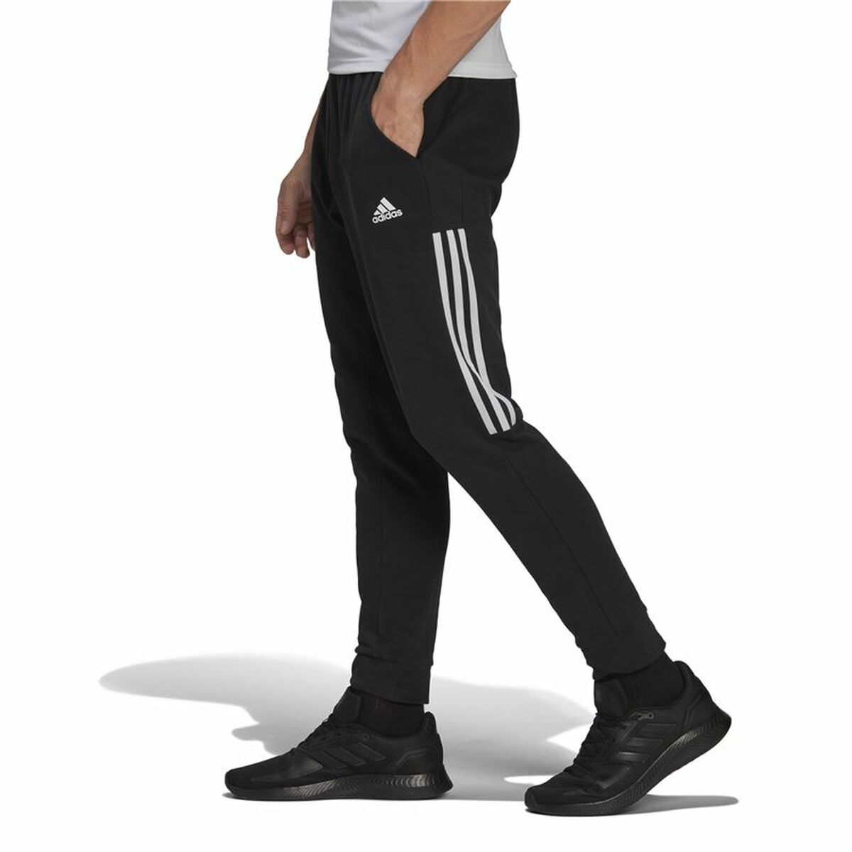 Adidas Aeroready Motion Black Men's Long Sweatpants-2