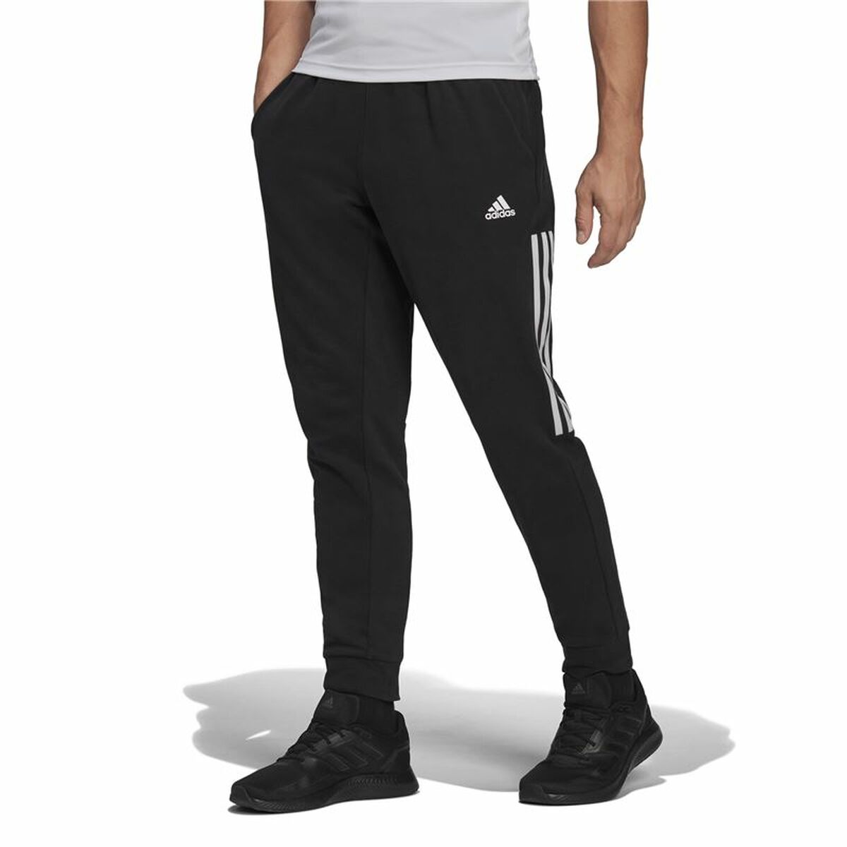 Adidas Aeroready Motion Black Men's Long Sweatpants-4