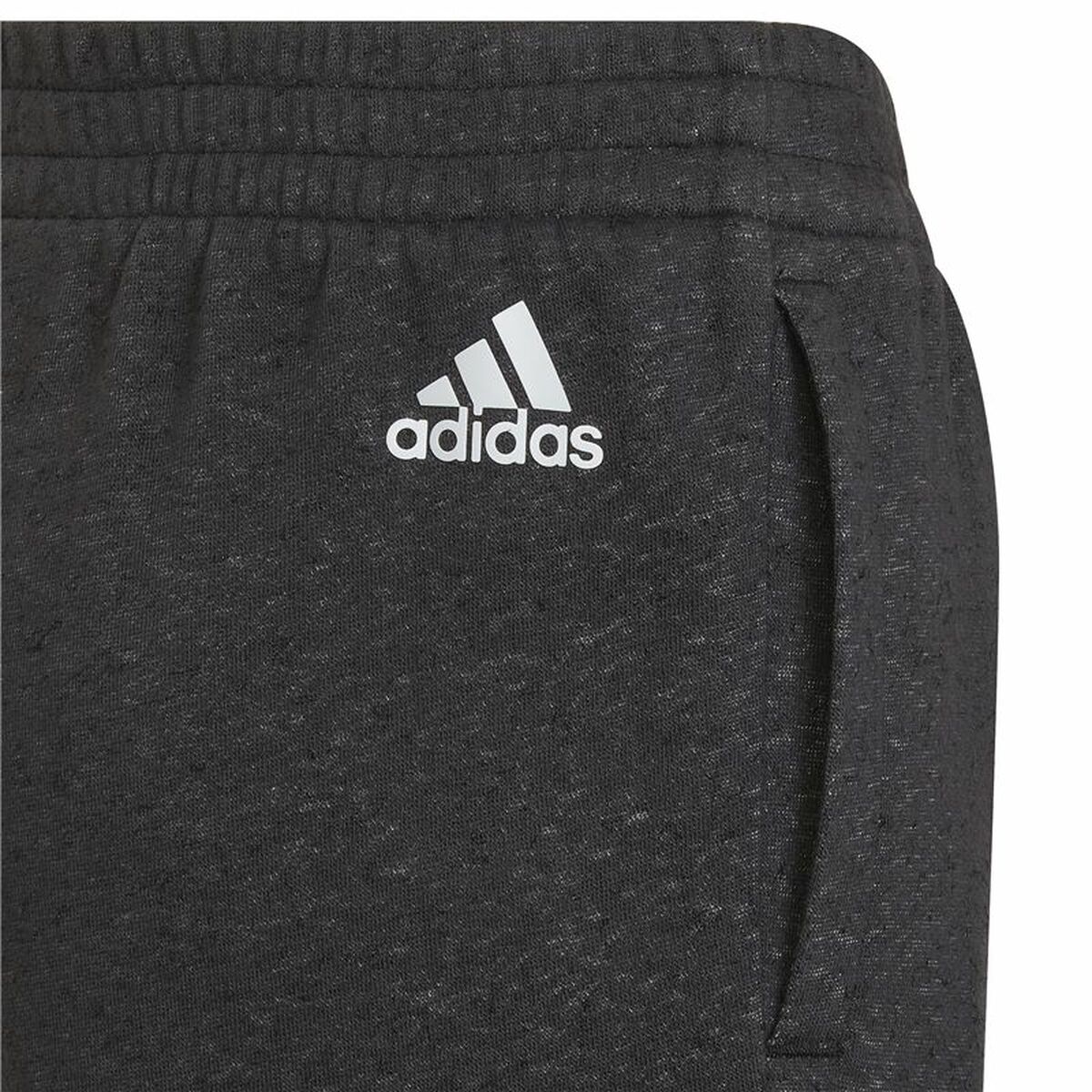 Adidas Future Icons 3 Stripes Boys Sports Shorts Black-4