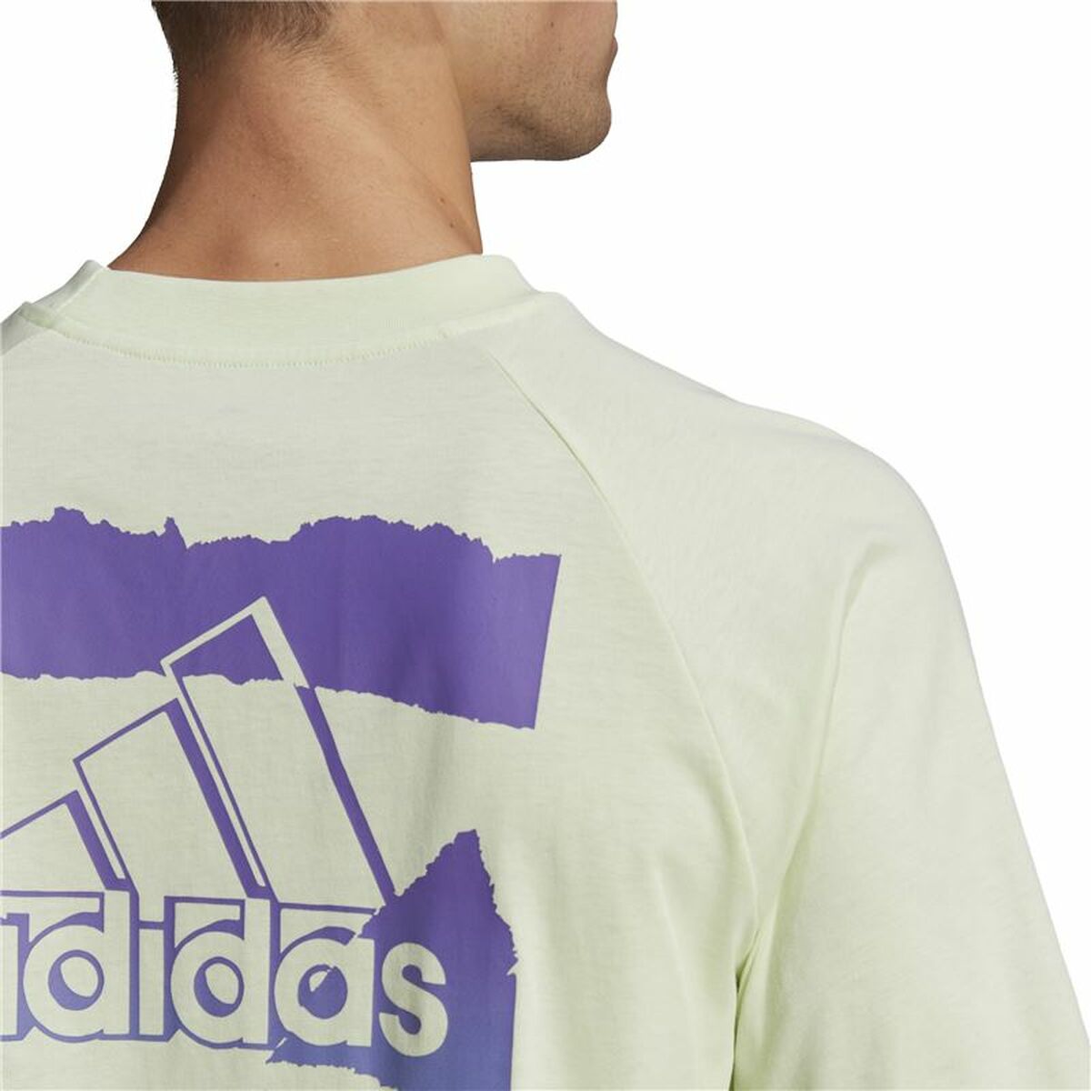 Футболка с коротким рукавом мужская Adidas Essentials Brandlove Жёлтый-4