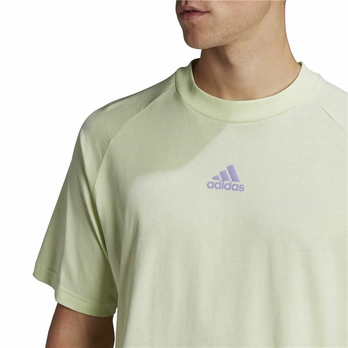 Футболка с коротким рукавом мужская Adidas Essentials Brandlove Жёлтый-5