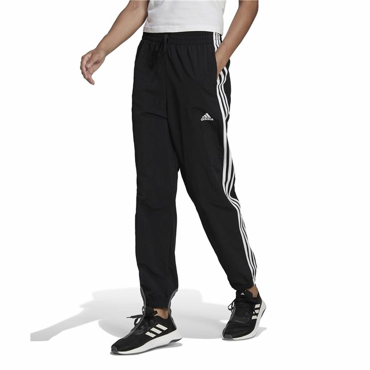 Adidas 7/8 Essentials Long Sweatpants Black-2
