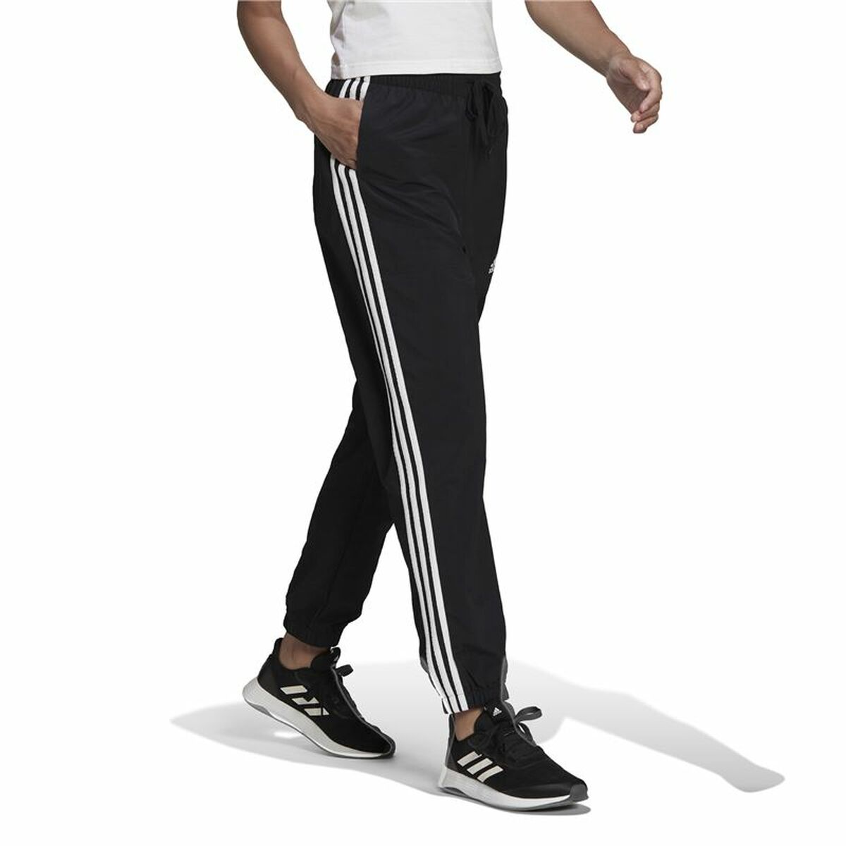 Adidas 7/8 Essentials Long Sweatpants Black-4
