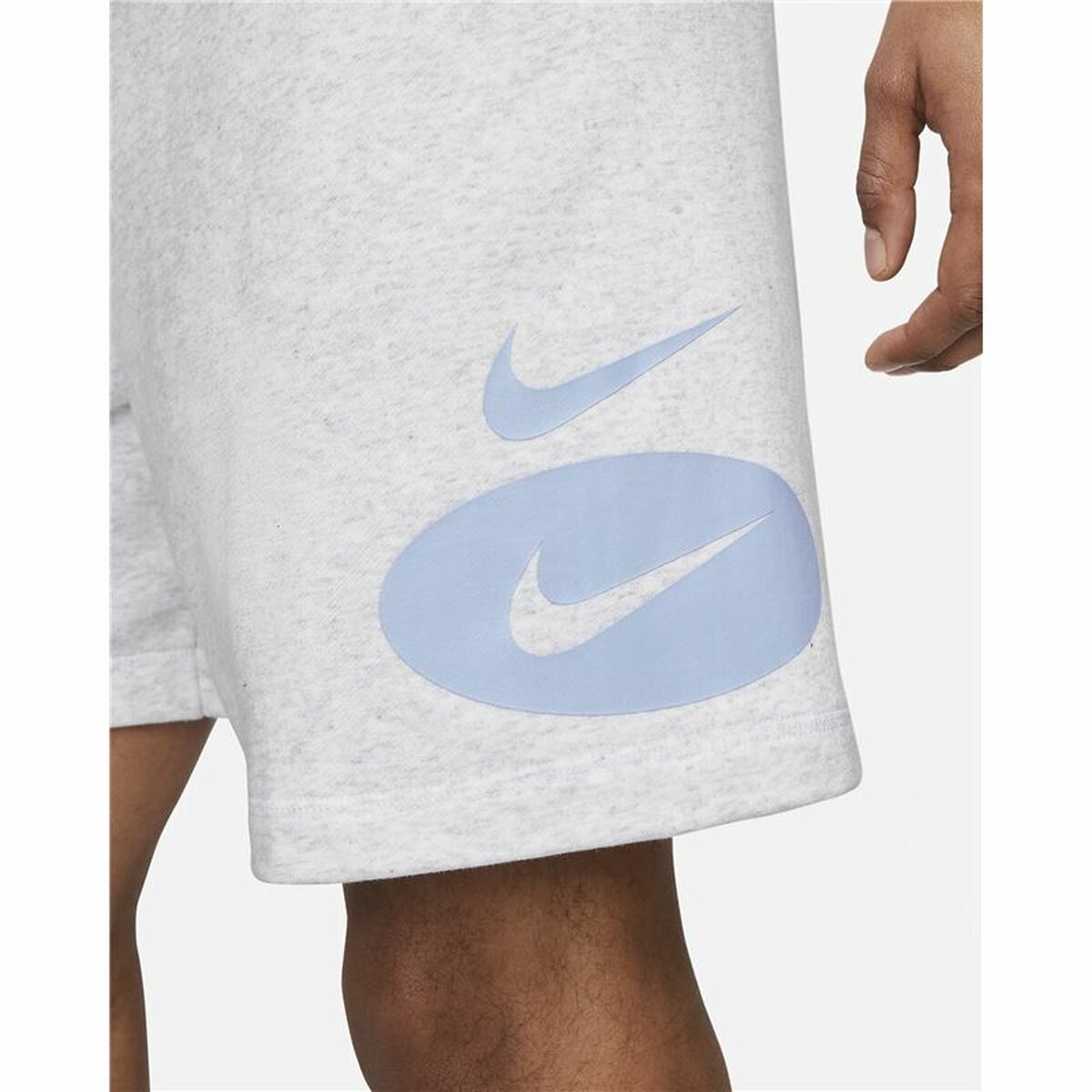 Nike Sportswear Swoosh League Men's Sports Shorts Grey-4