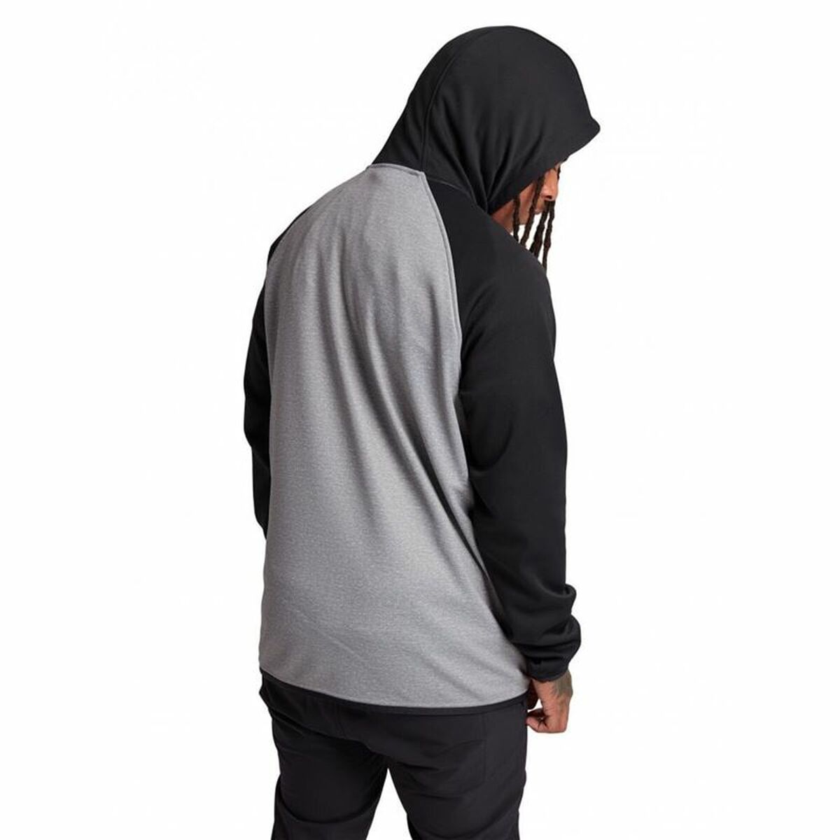 Men's Hoodie Burton Black Grey-3