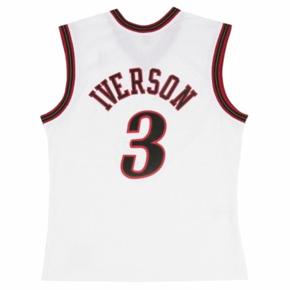 Mitchell & Ness Philadelphia 76ers Allen Iverson basketbol forması Beyaz-2