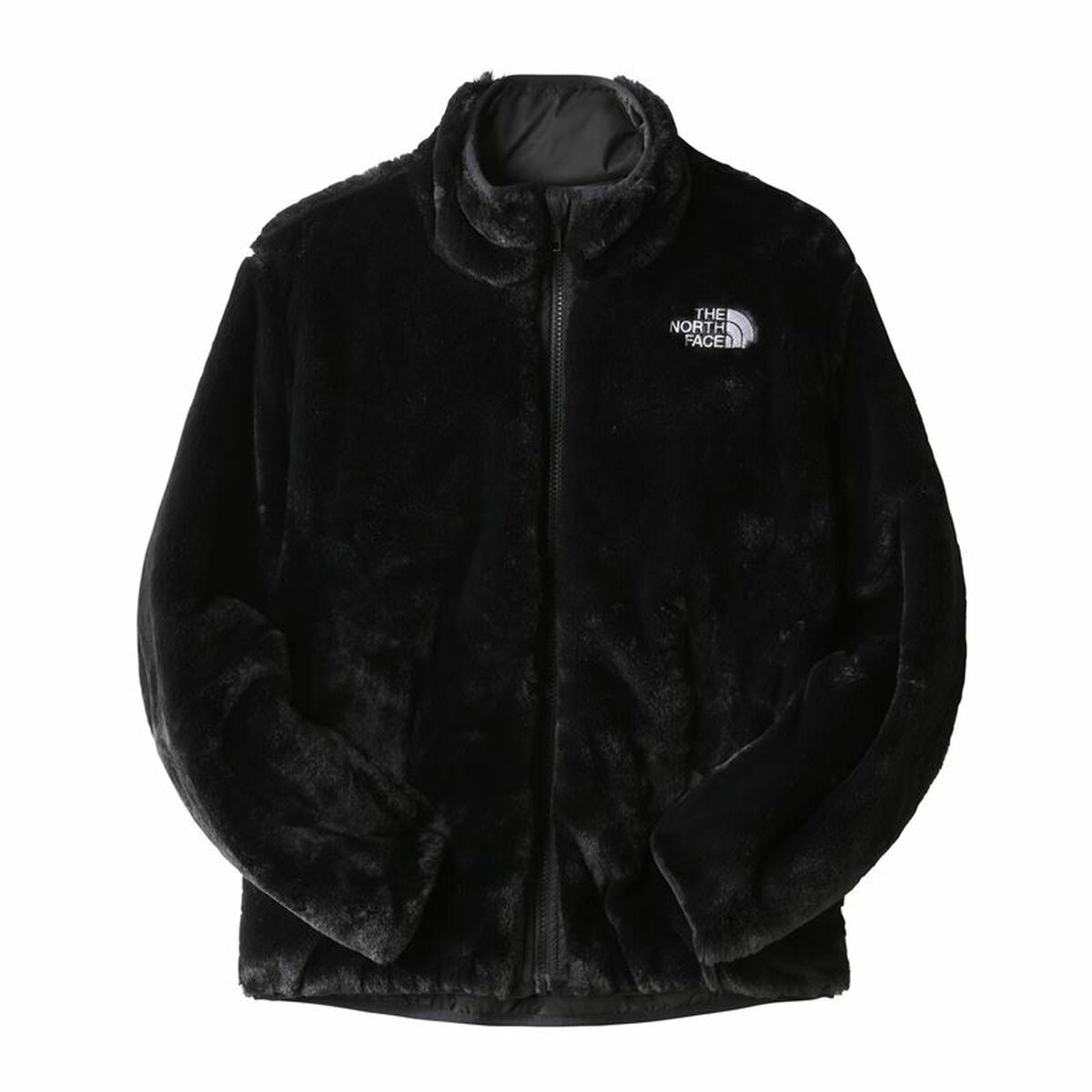 The North Face Mossbud Swirl Children's Sports Jacket Black-3