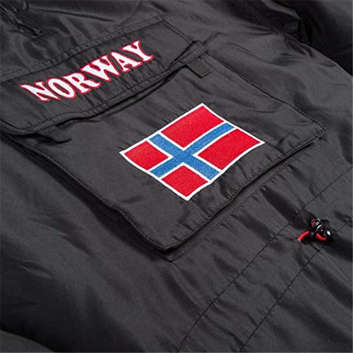 Hoodie Children's Go & Win Norway Black-3