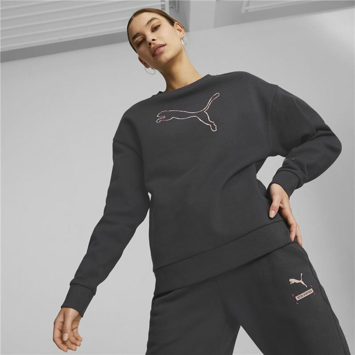 Women's Hooded Sweatshirt Puma Better Black-5