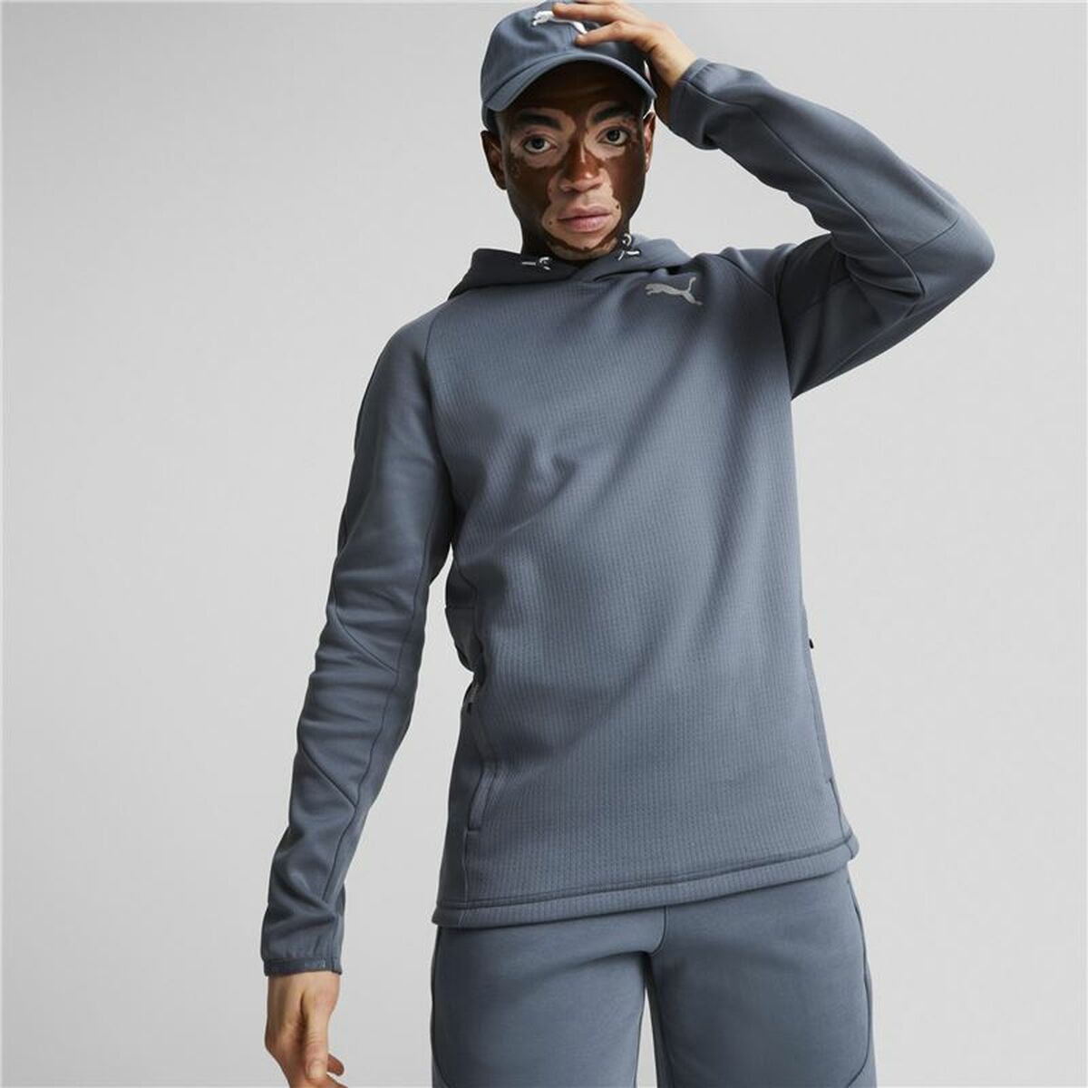 Men's Hoodie Puma Evostripe Blue-3