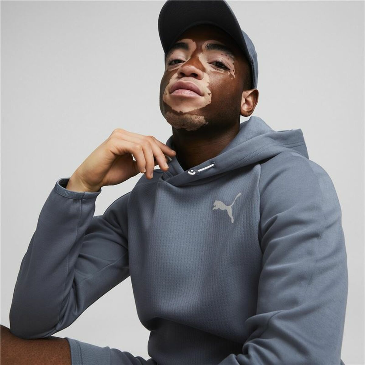 Men's Hoodie Puma Evostripe Blue-5