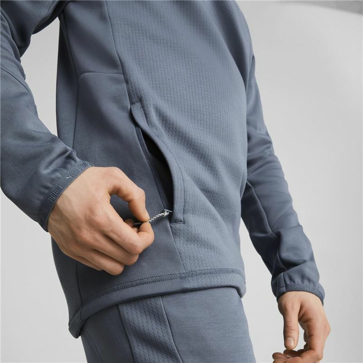 Men's Hoodie Puma Evostripe Blue-6