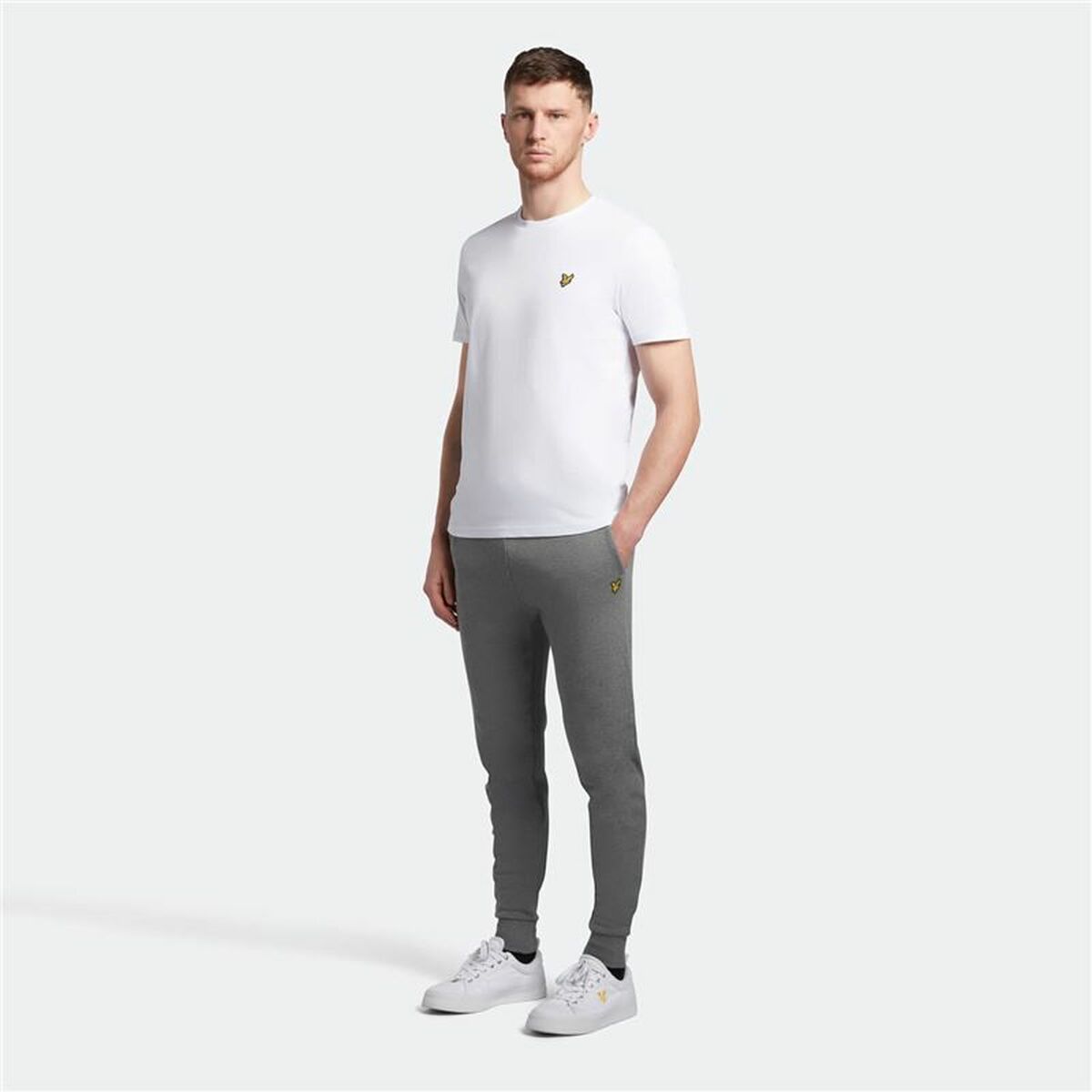 Lyle & Scott Skinny Sweat Long Sweatpants Dark Grey Men's-2