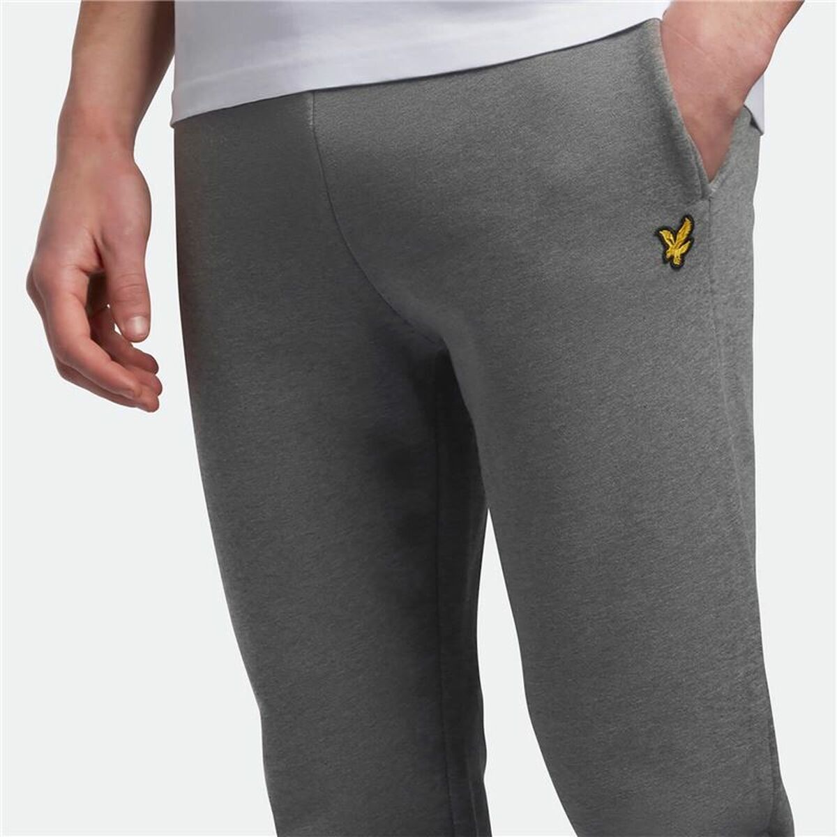 Lyle & Scott Skinny Sweat Long Sweatpants Dark Grey Men's-4