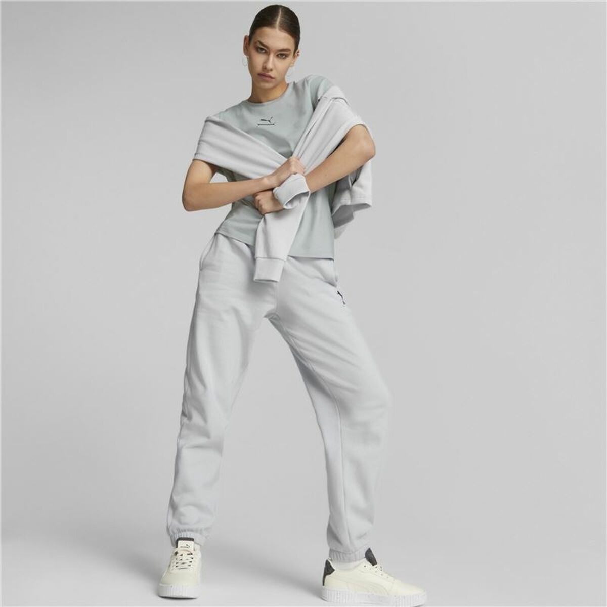 Футболка с коротким рукавом женская Puma Better Серый-3