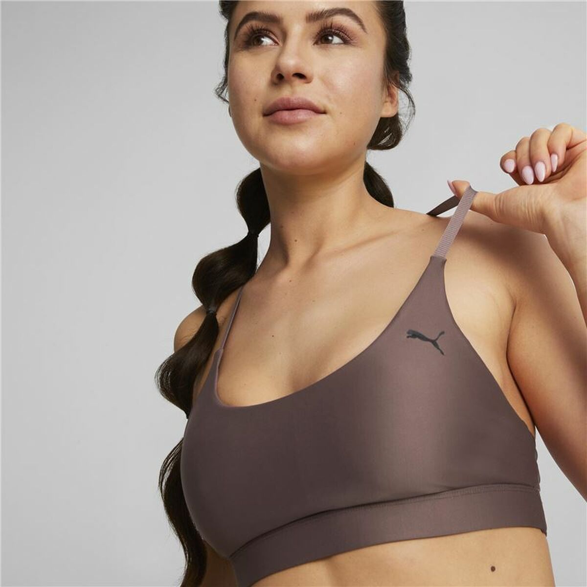 Спортивный бюстгальтер Puma Studio Ultrabare Темно-красный-3