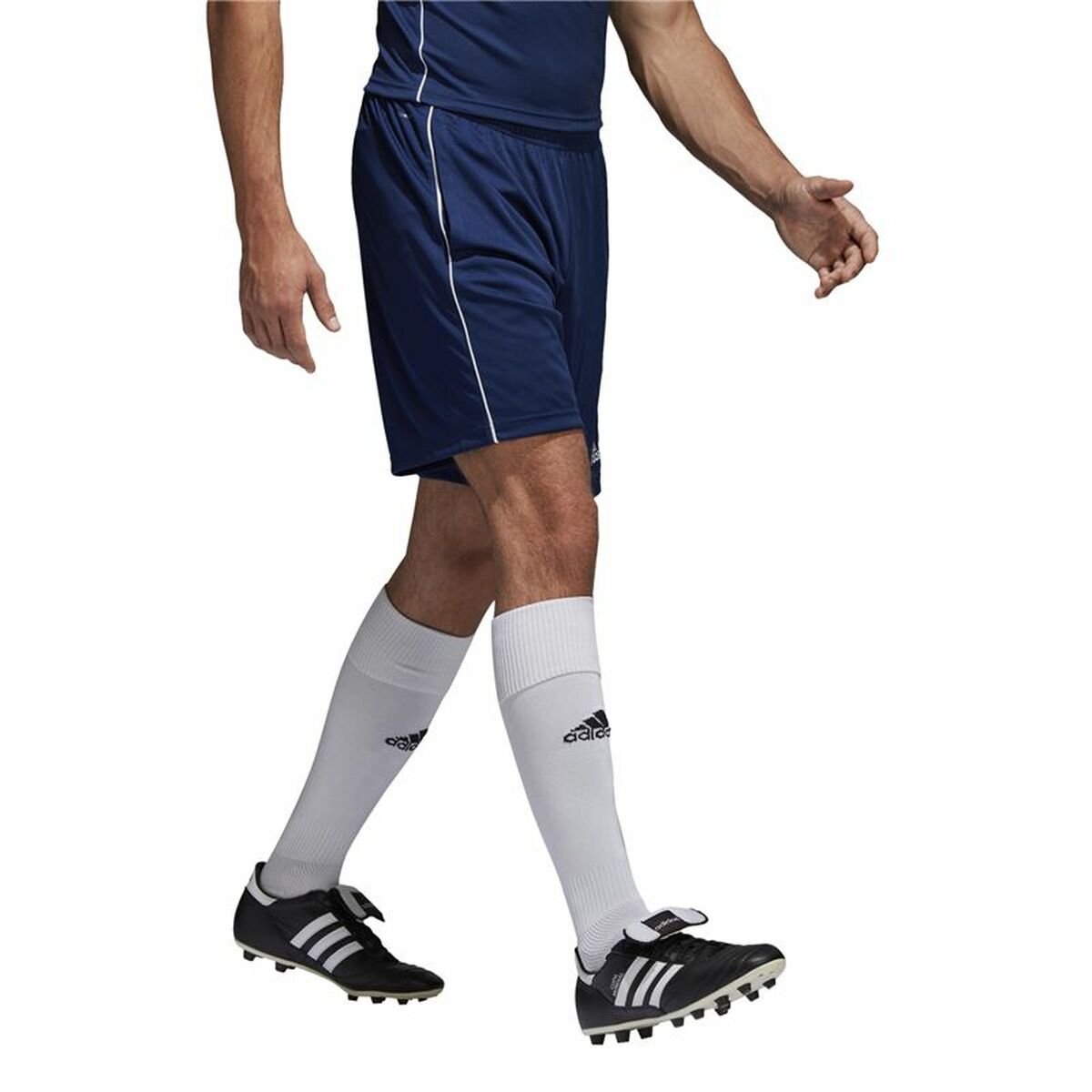 运动男性短裤阿迪达斯核心18深蓝色-4