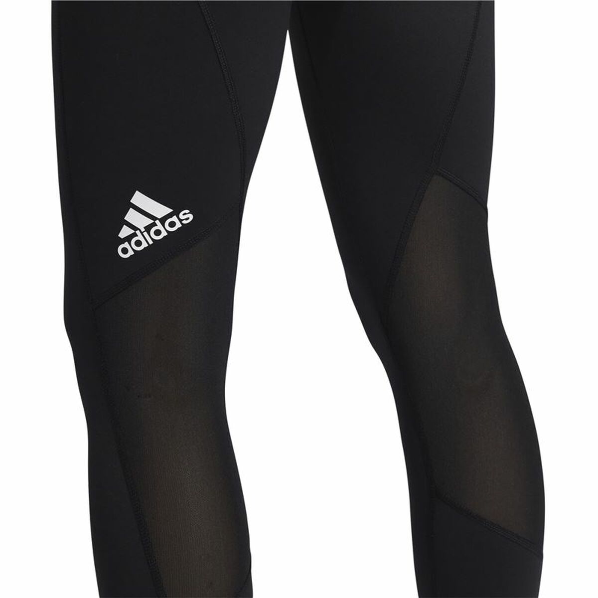 Женские спортивные колготки Adidas Badge of Sport Techfit Чёрный-5