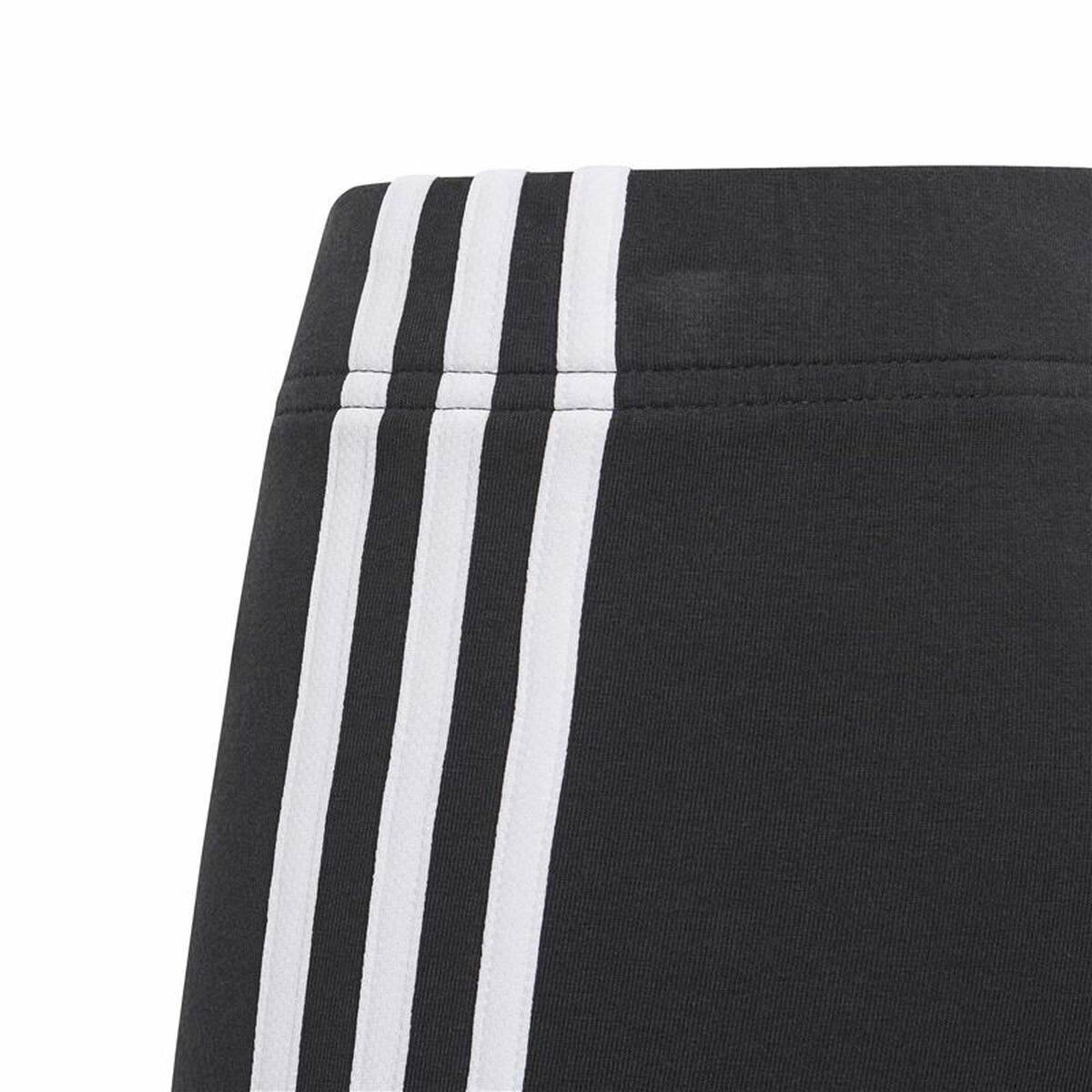 Adidas Essentials 3条纹黑色运动紧身衣-2