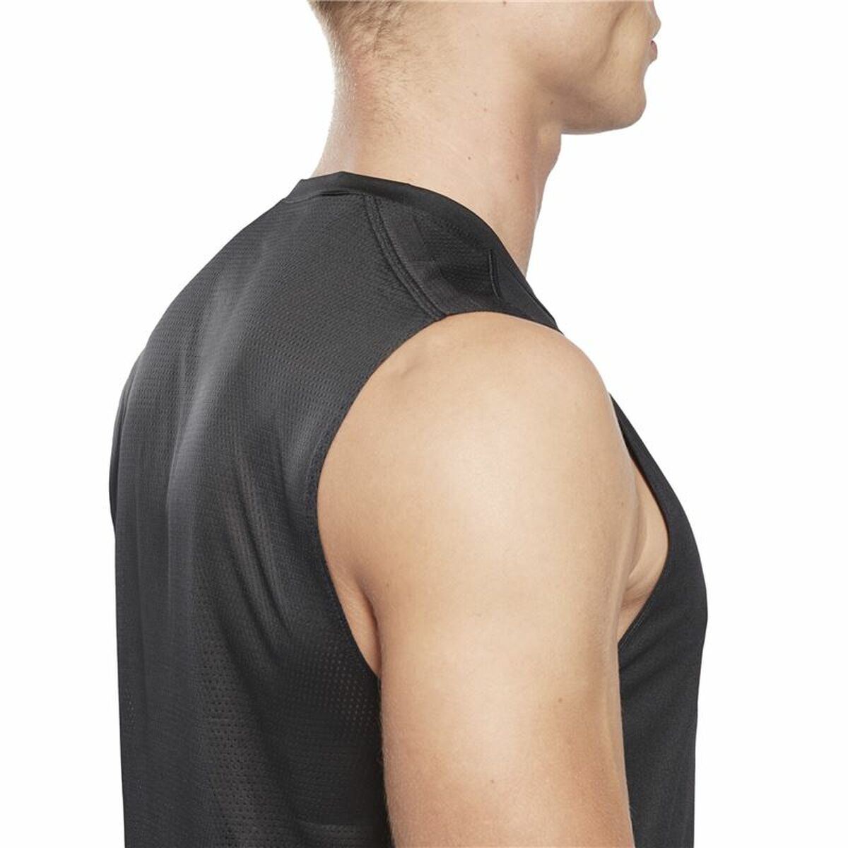 Мужская футболка без рукавов Reebok Workout Ready Tech Чёрный-7