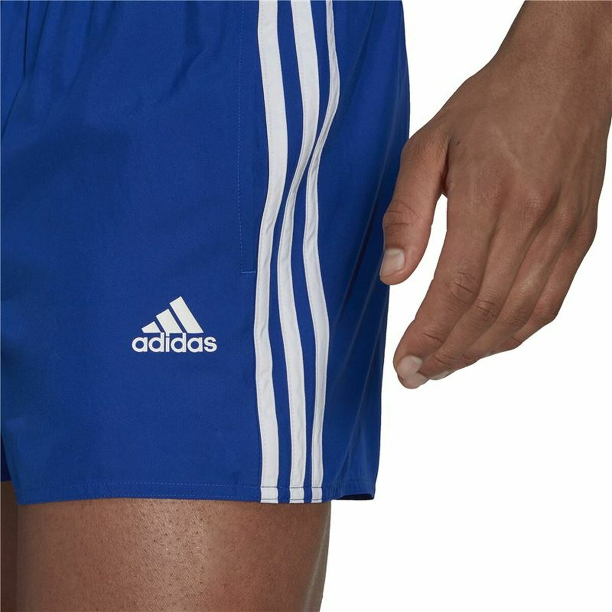 Плавки мужские Adidas Classic 3 Stripes Royal Синий-5