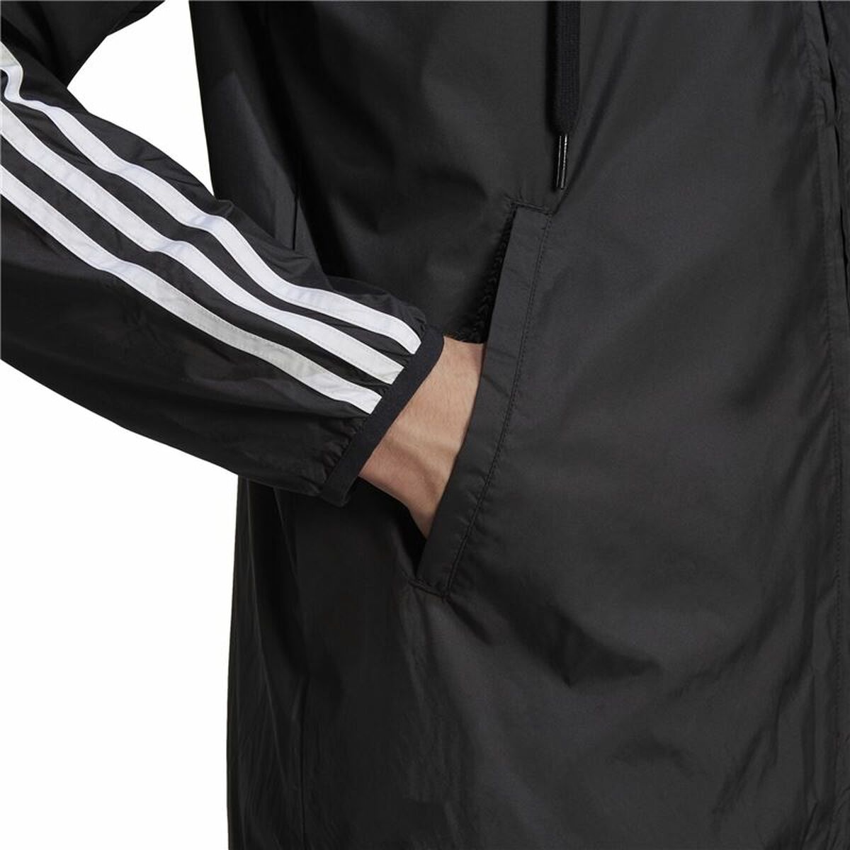 Sports Windbreaker, Unisex Adidas Essentials Black-2
