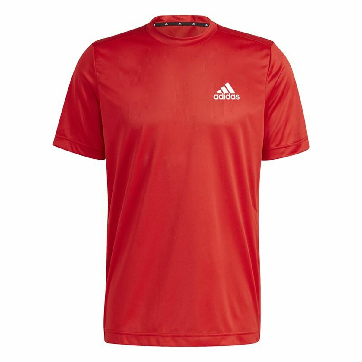 Maglietta a manica corta maschile Aeroready Designed To Move Adidas Designed To Move Rosso