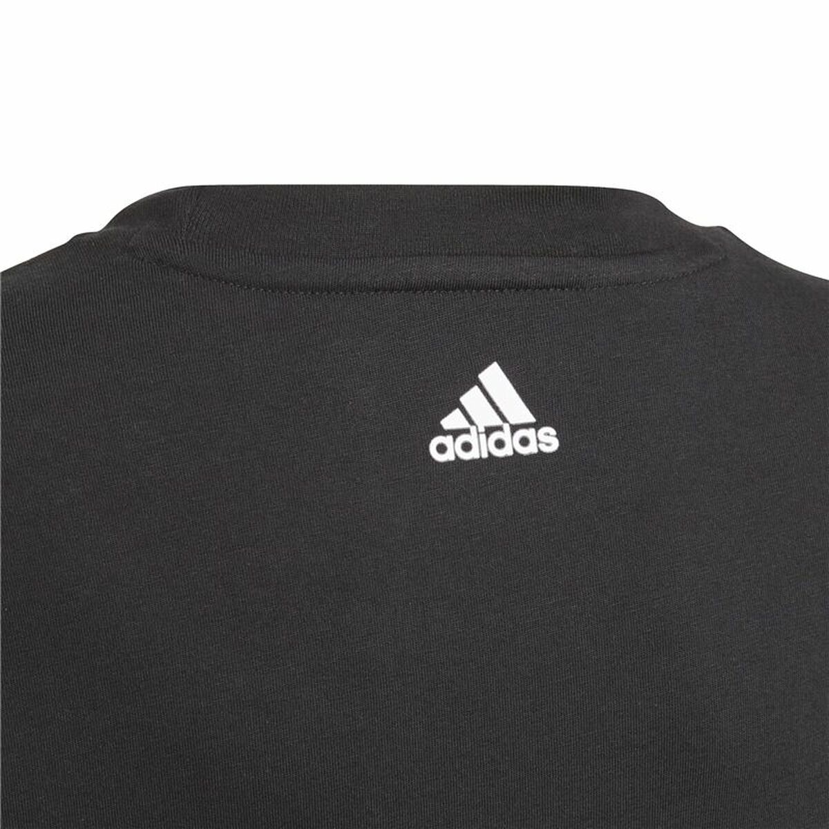 Adidas Essentials Çocuk Kısa Kollu Tişört Siyah-4