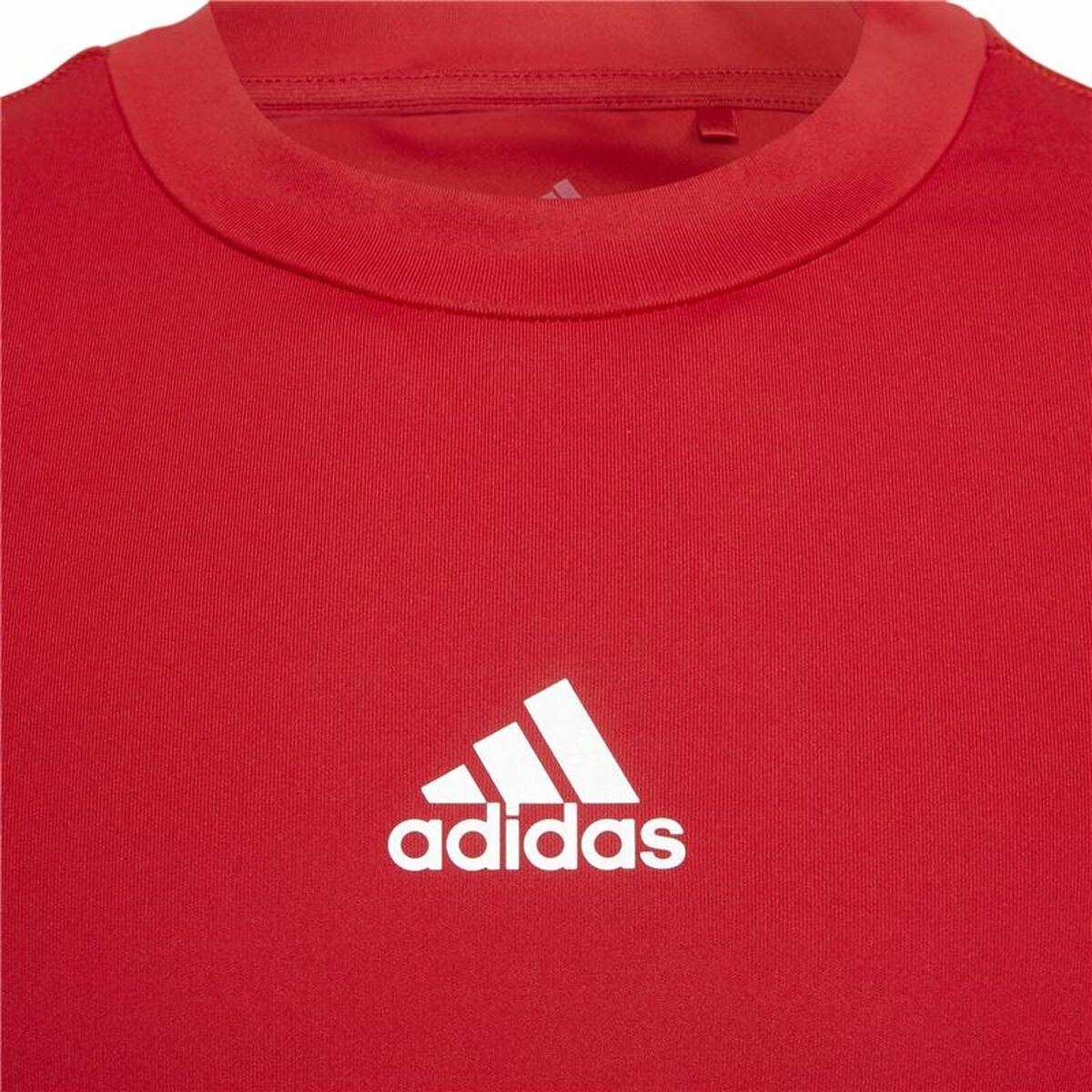 Спортивная футболка с коротким рукавом, детская Adidas Techfit Top Красный-3