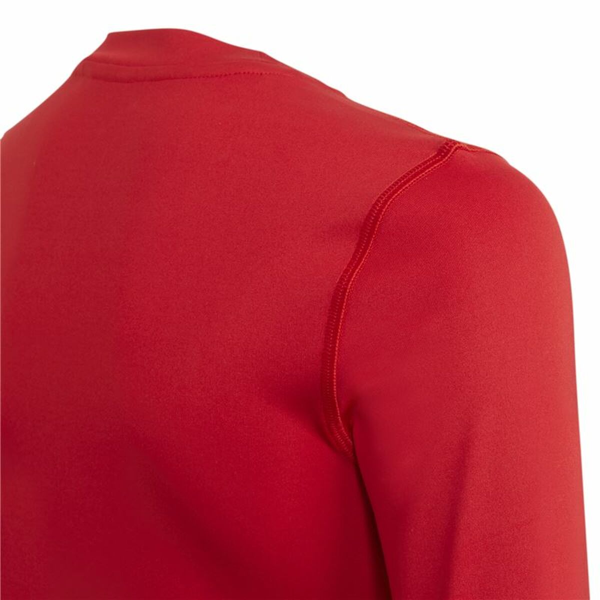 Спортивная футболка с коротким рукавом, детская Adidas Techfit Top Красный-4