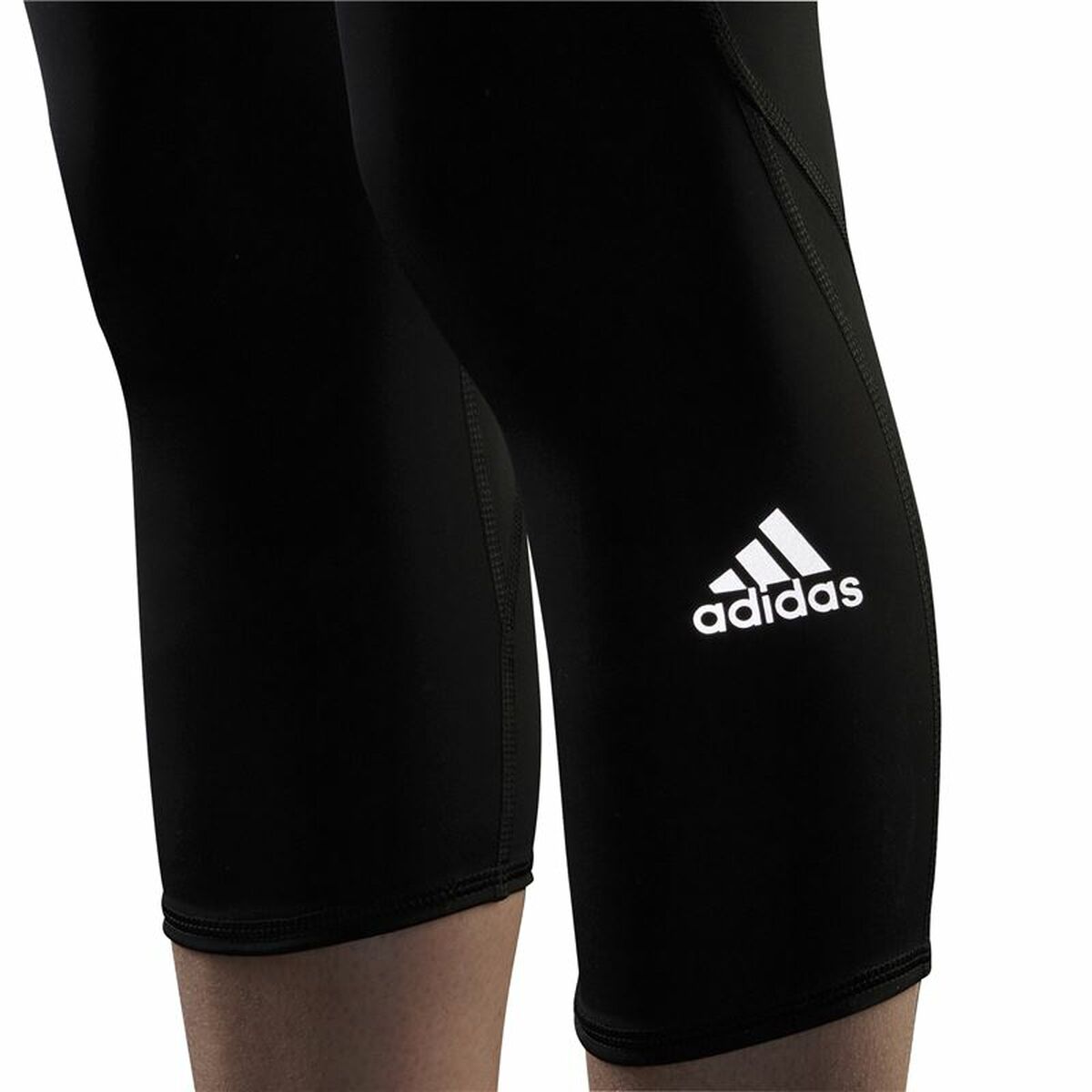 女子运动紧身衣Adidas 3/4 Own The Run Black-3