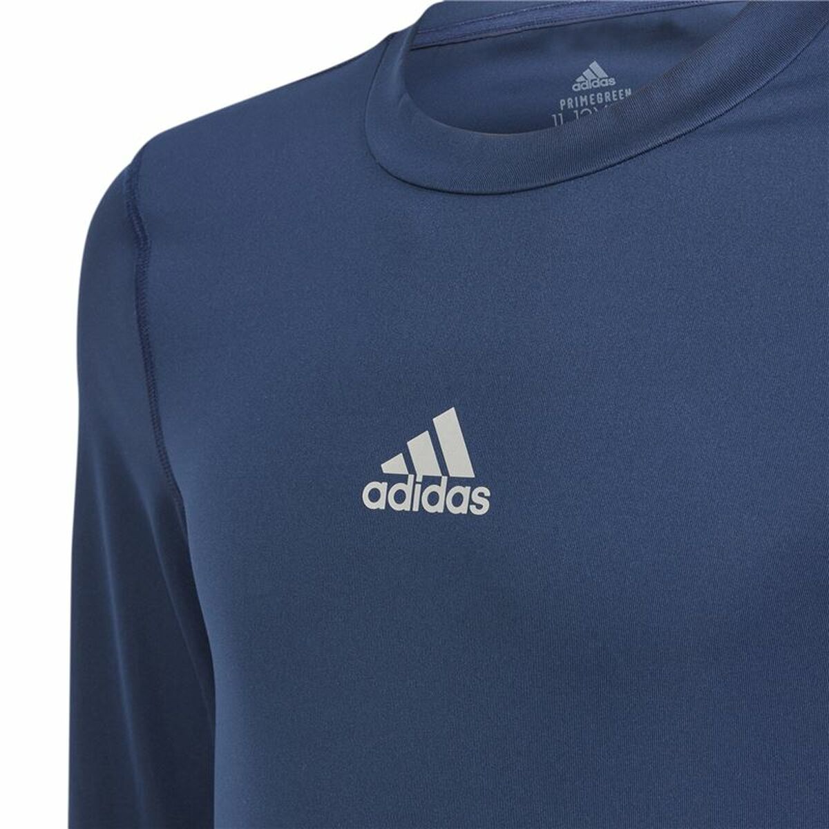 Спортивная футболка с коротким рукавом, детская Adidas Techfit  Синий-3