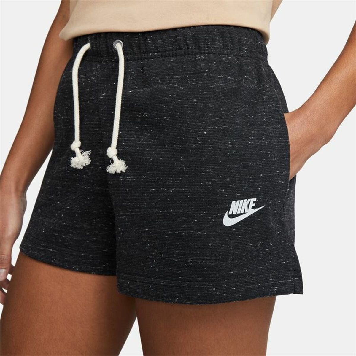 Nike Sportswear Gym Vintage Women's Sports Shorts Black-2