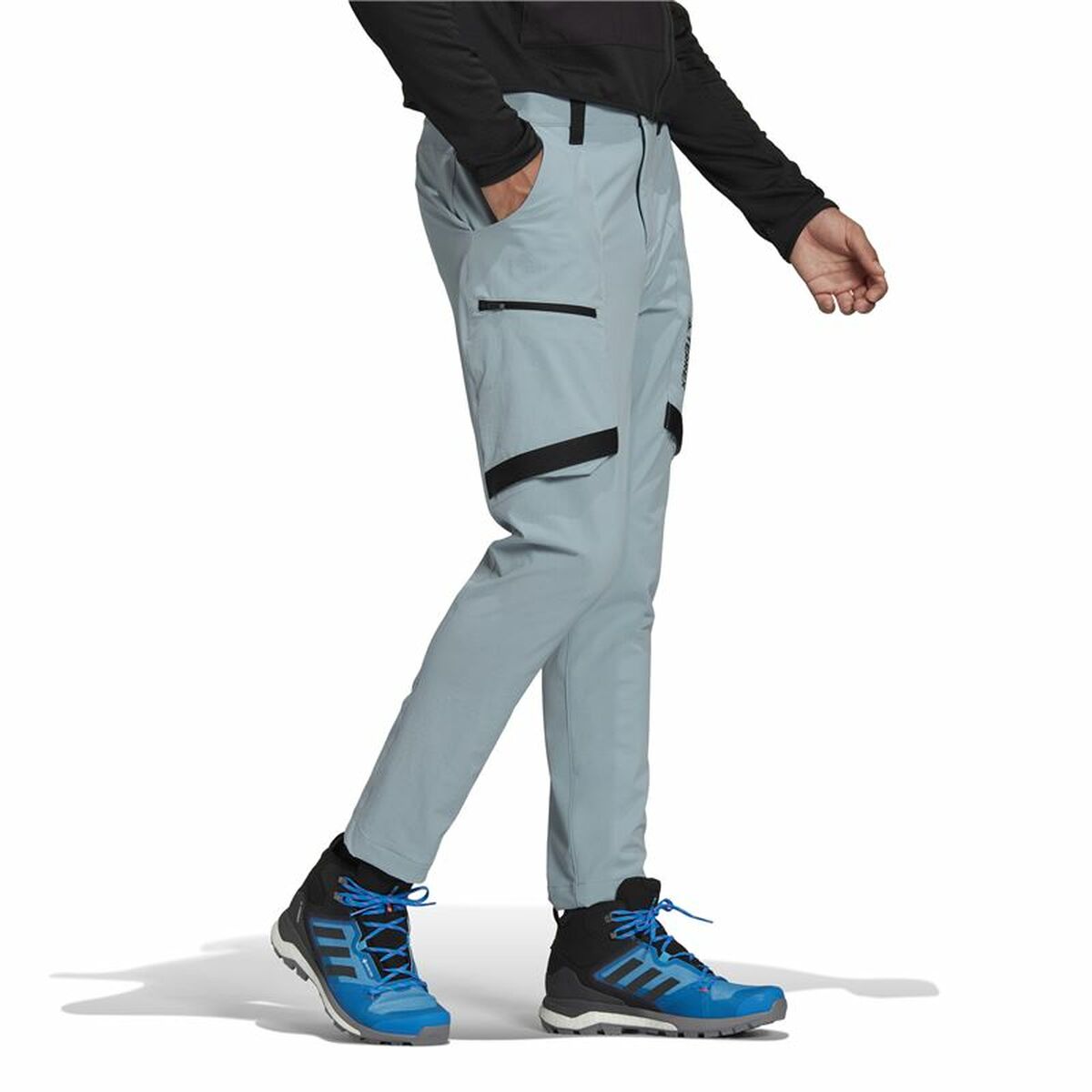 Adidas Terrex Zupahike Light Blue Men's Long Sweatpants-6