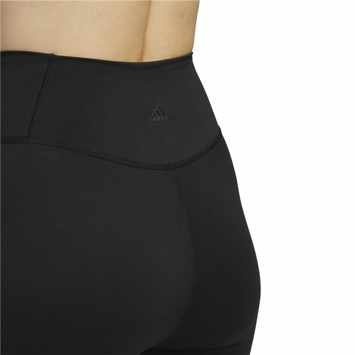 Женские спортивные колготки Adidas Yoga Luxe Studio Чёрный-3