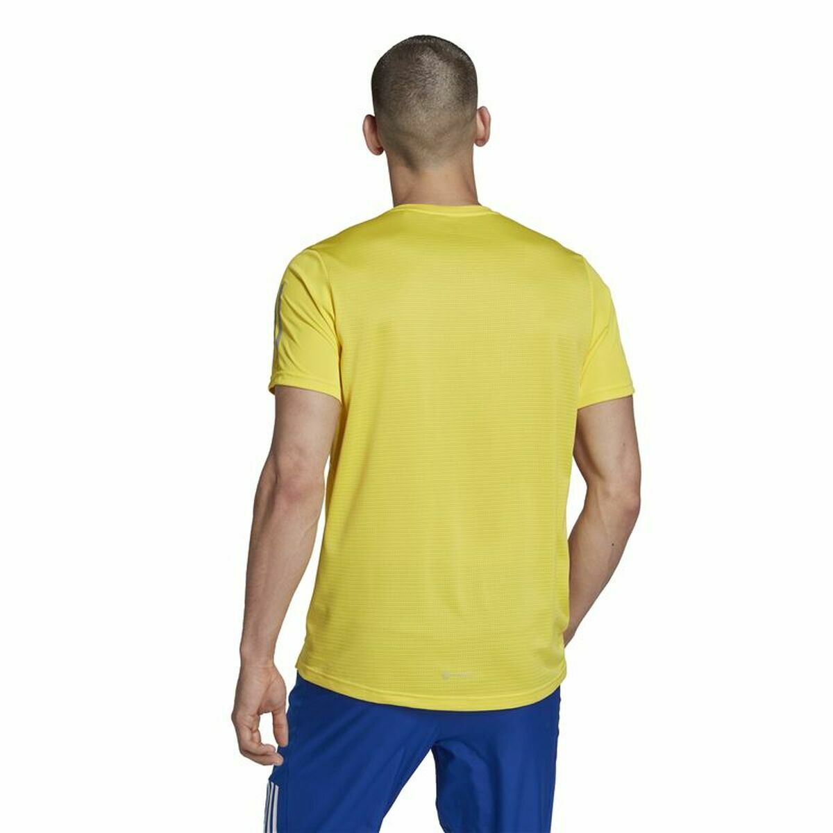 Футболка с коротким рукавом мужская Adidas  Graphic Tee Shocking Жёлтый-4