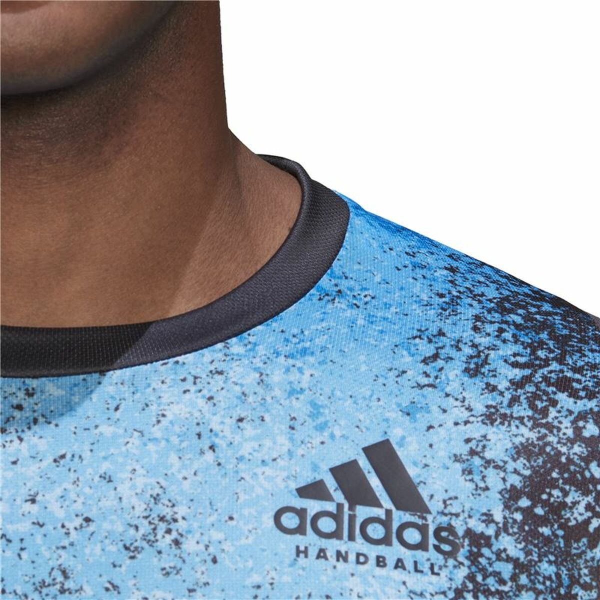 Футболка с коротким рукавом мужская Adidas Чёрный-3