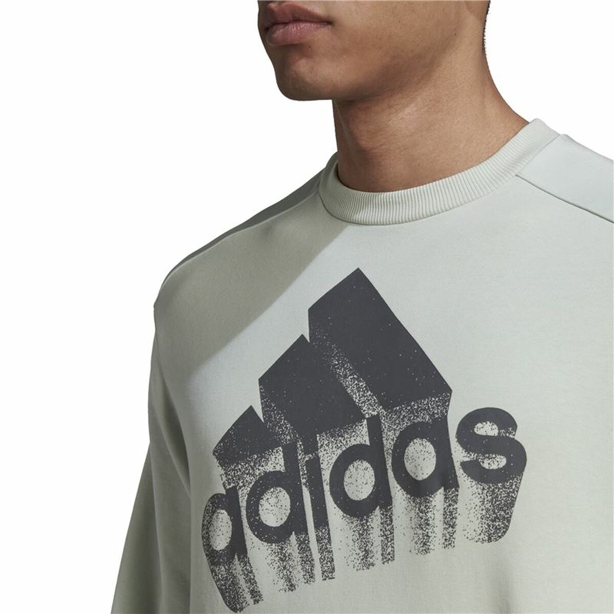 无连帽运动衫Adidas Essentials Brand Love绿松石-3