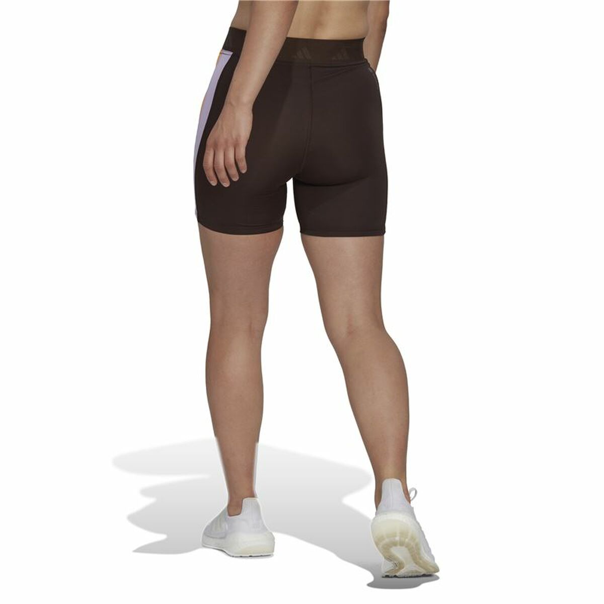 Женские спортивные колготки Adidas Hyperglam Training Techfit Чёрный-5