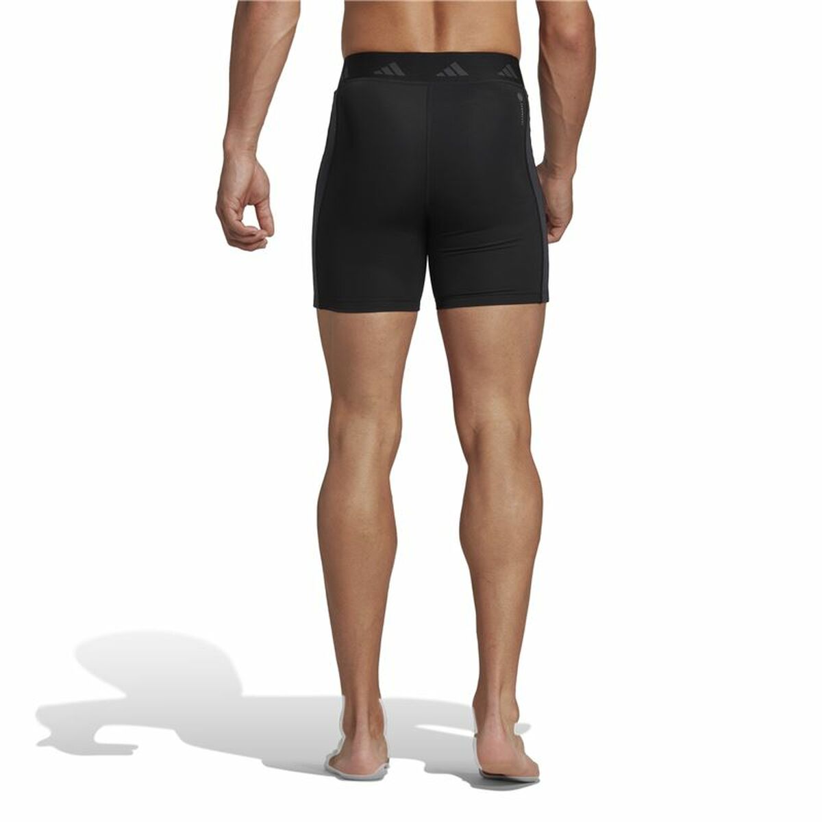 Мужские спортивные колготки Adidas Hyperglam Training Techfit Чёрный-4