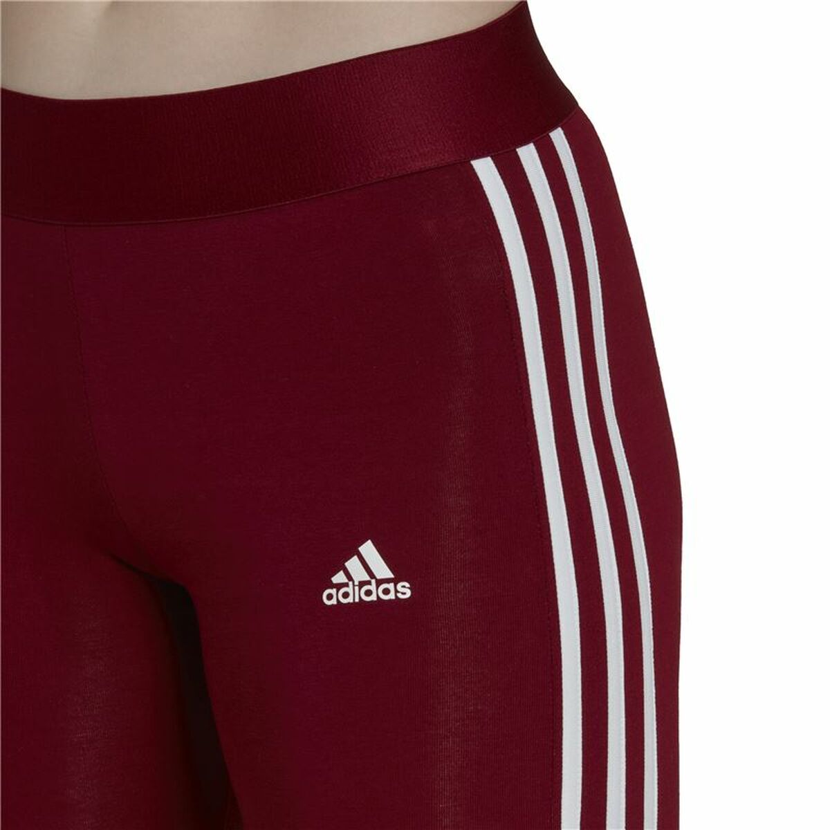 Длинные спортивные штаны Adidas Loungewear Бордовый Женщина-3