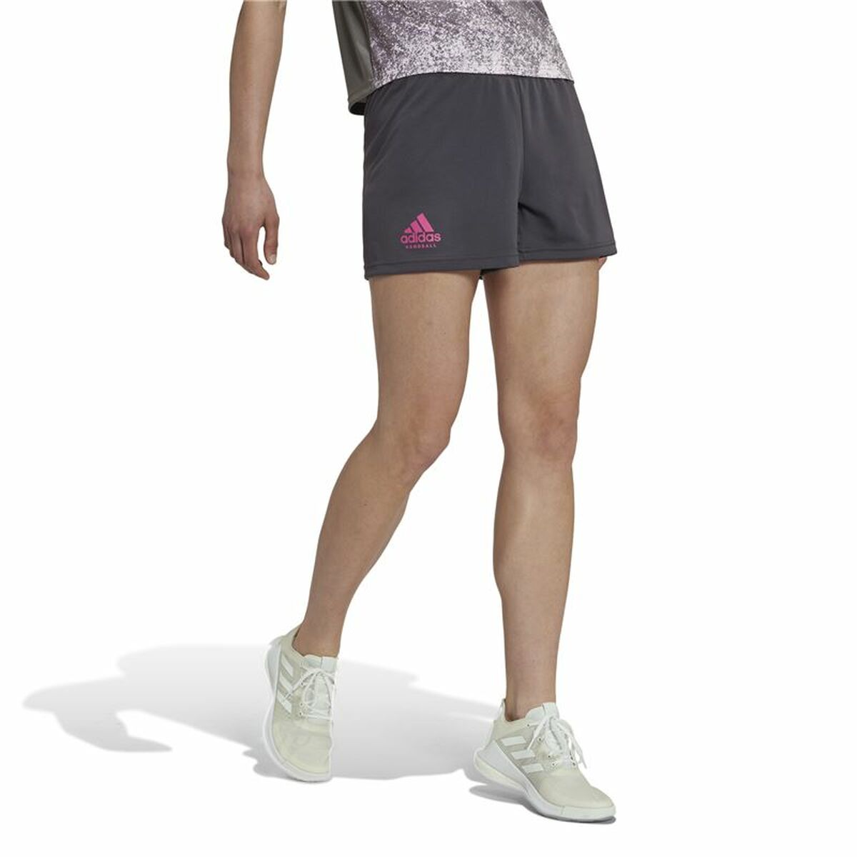 Спортивные женские шорты Adidas Чёрный-5