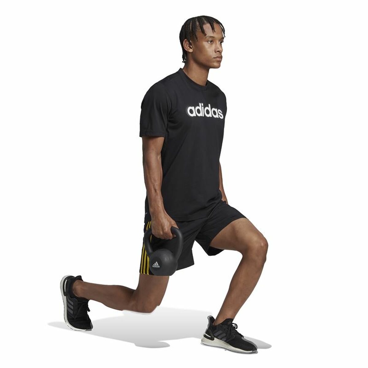 Adidas Hiit 3S Sports Men's Shorts Black 9-4