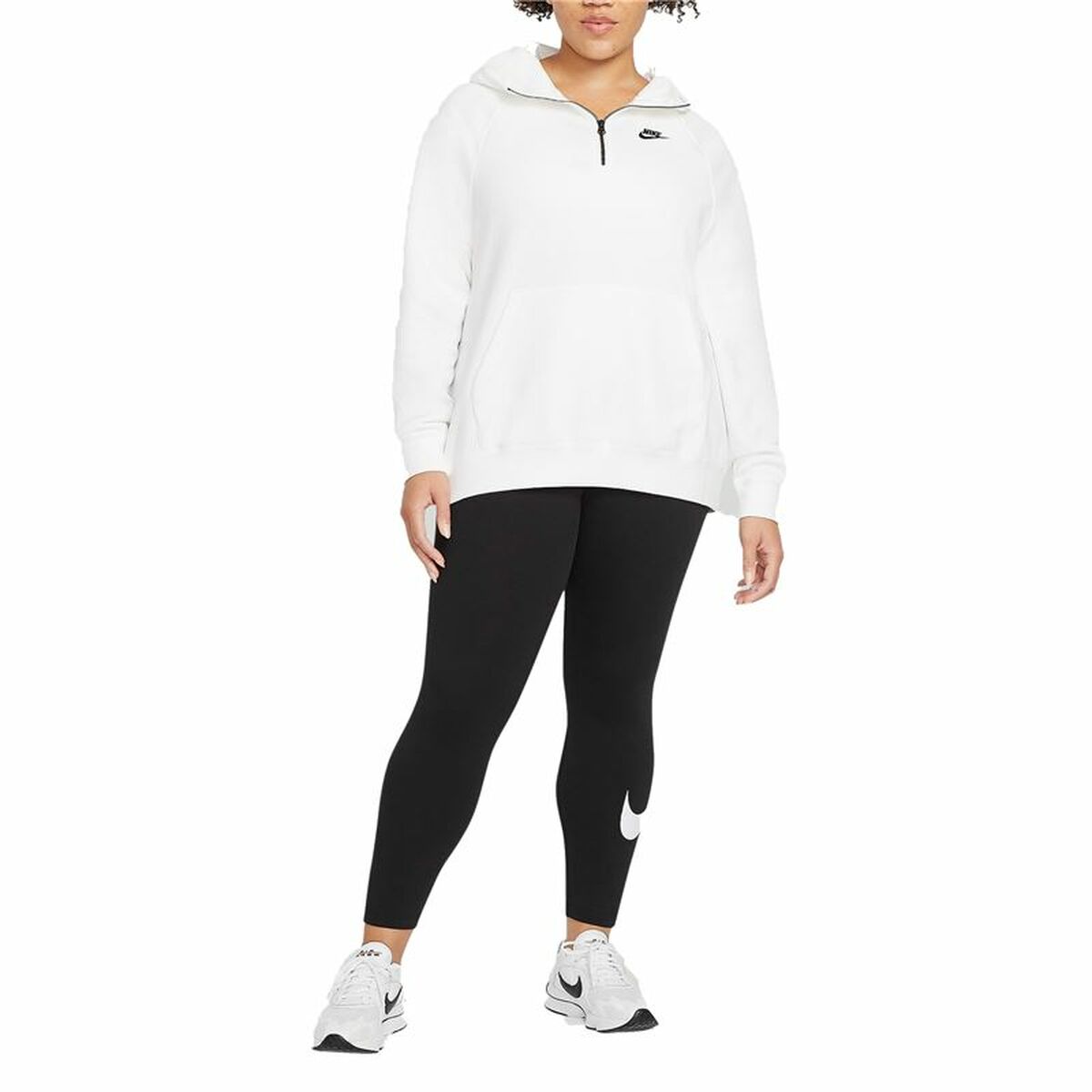 Nike Essential Women's Sports Tights Big Black-2